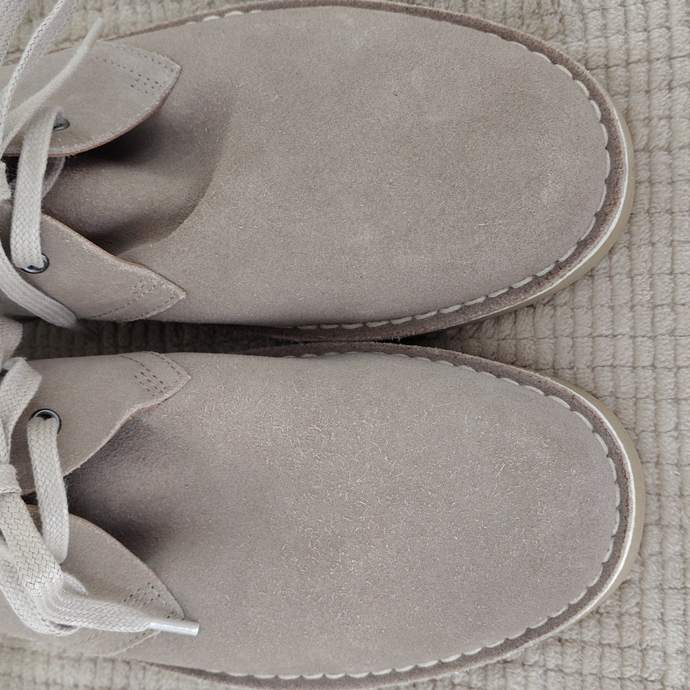 Alpine Design Ortholite Taupe Suede Ankle Chukka Loafer Boots Size 9.5 - Picture 8 of 11